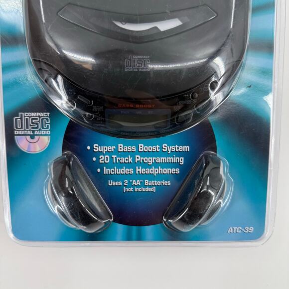 Vintage Tozai ATC-39 Personal CD Player & Headphones Sealed / New - Picture 3 of 6